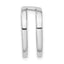 14k White Gold Holds 6mm Stone Slide Mounting (No Stone Included) Fits up to 6mm Regular/8mm Fancy or Reversible Omega