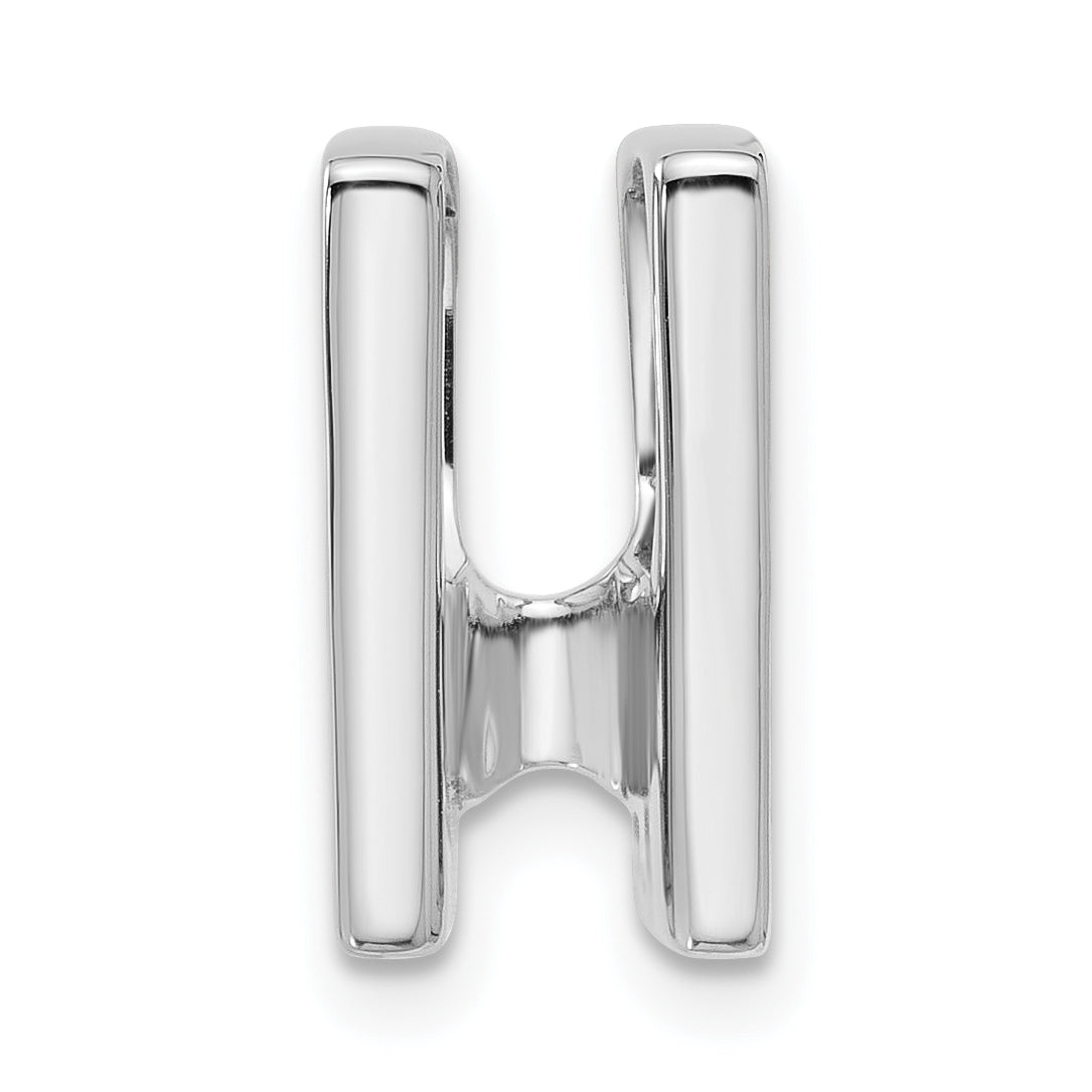 14k White Gold Holds 4.1mm Stone Slide Mounting (No Stone Included) Fits up to 4mm Regular/6mm Fancy or Reversible Omega Main image