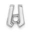 14k White Gold Holds 3.75mm Stone Slide Mounting (No Stone Included) Fits up to 2mm Regular/3mm Fancy or Reversible Omega