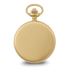 Charles Hubert Gold-finish Off-White Dial with Date Pocket Watch