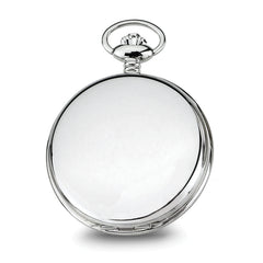 Charles Hubert Chrome-finish White Dial Pocket Watch