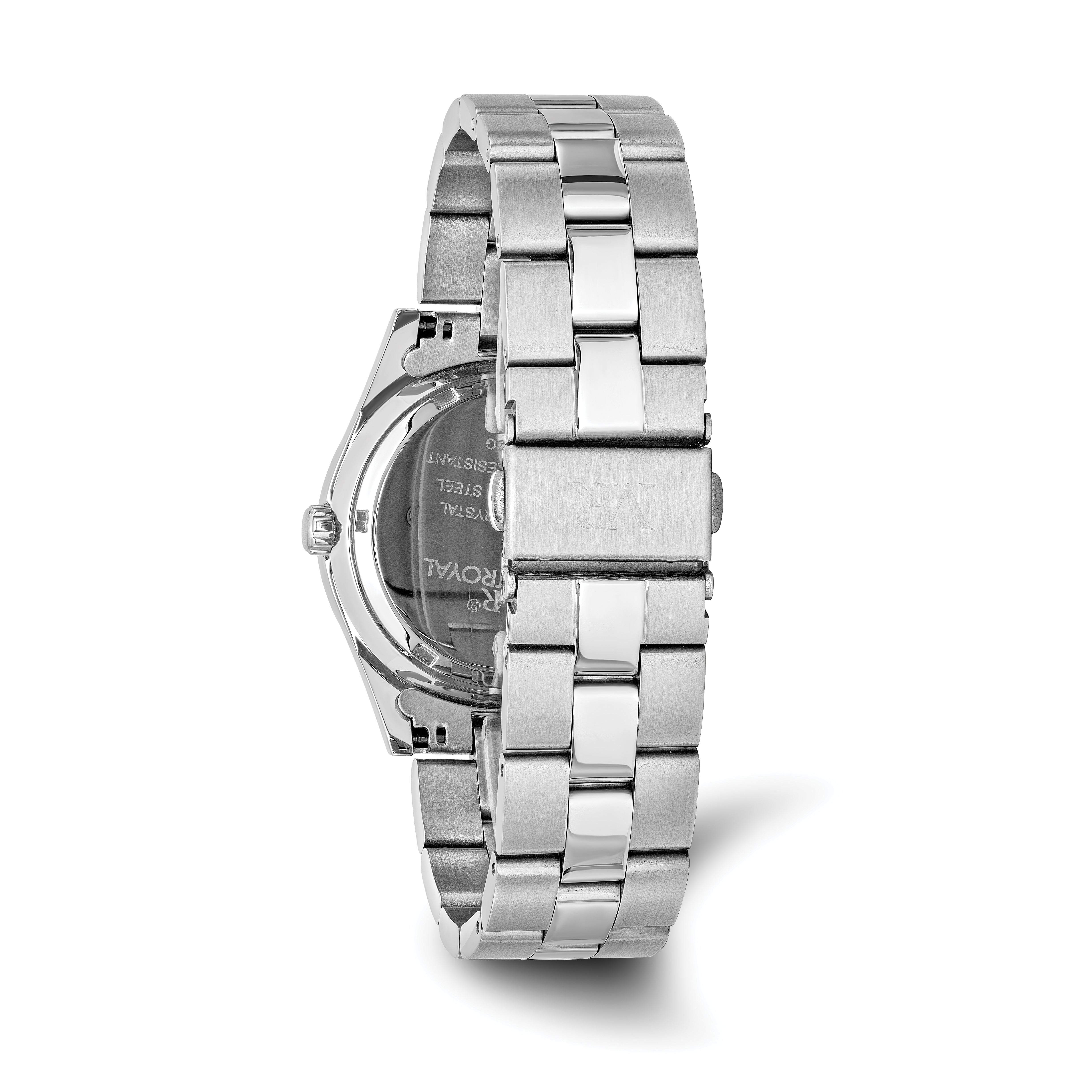 Mens Mountroyal Stainless Steel Black Dial Sport Watch