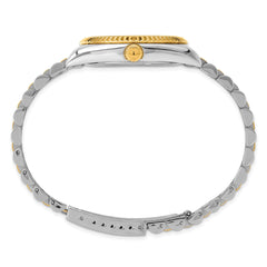 Mens Mountroyal Two-tone IP-plated White Dial Watch