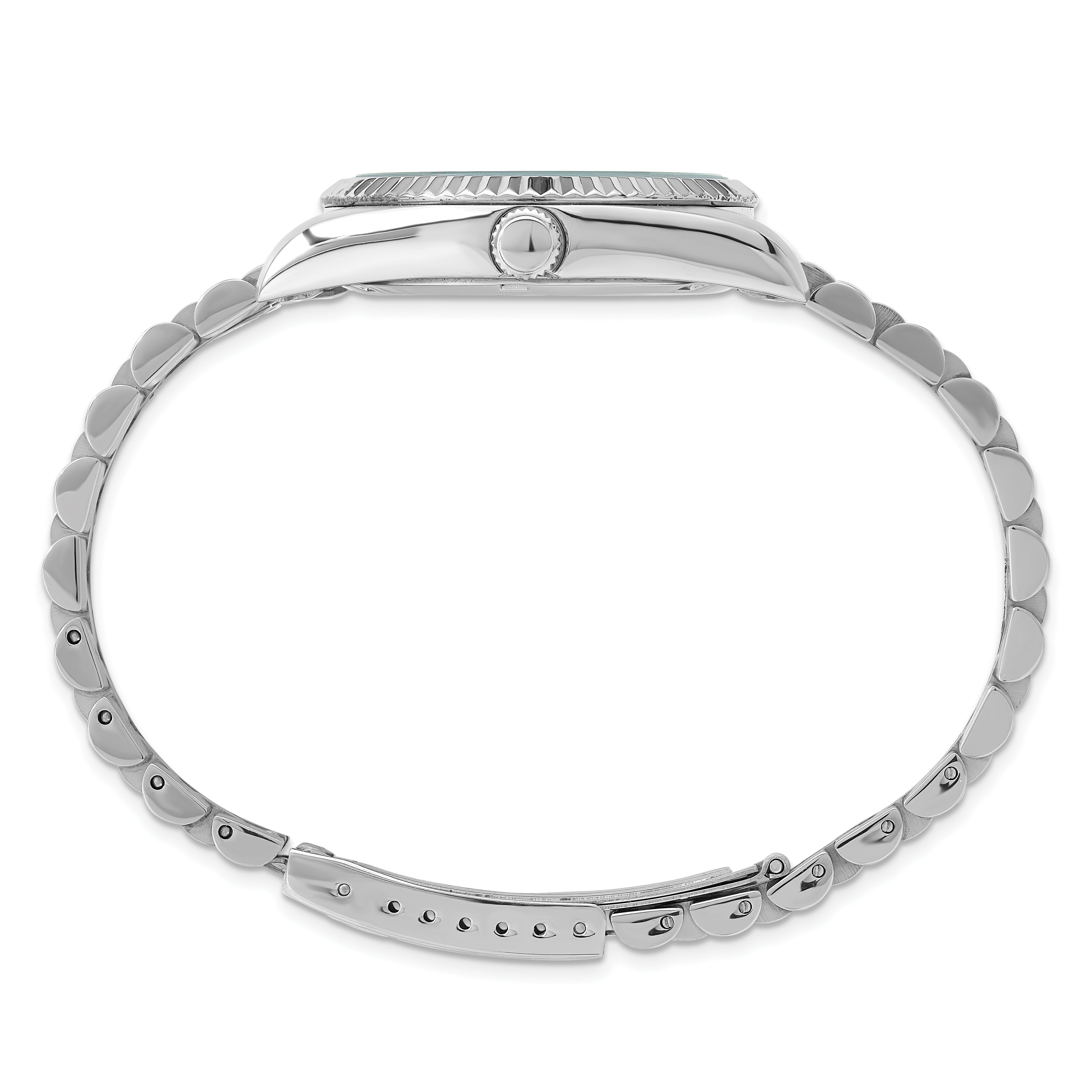 Mens Mountroyal Stainless Steel Black Dial Watch