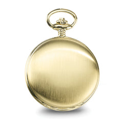 Charles Hubert Satin Gold-finish White Dial Pocket Watch