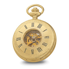 Charles Hubert Gold-finish White Dial Pocket Watch