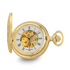 Charles Hubert Gold-finish White Dial Pocket Watch