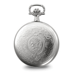 Charles Hubert Chrome-finish White Dial Pocket Watch