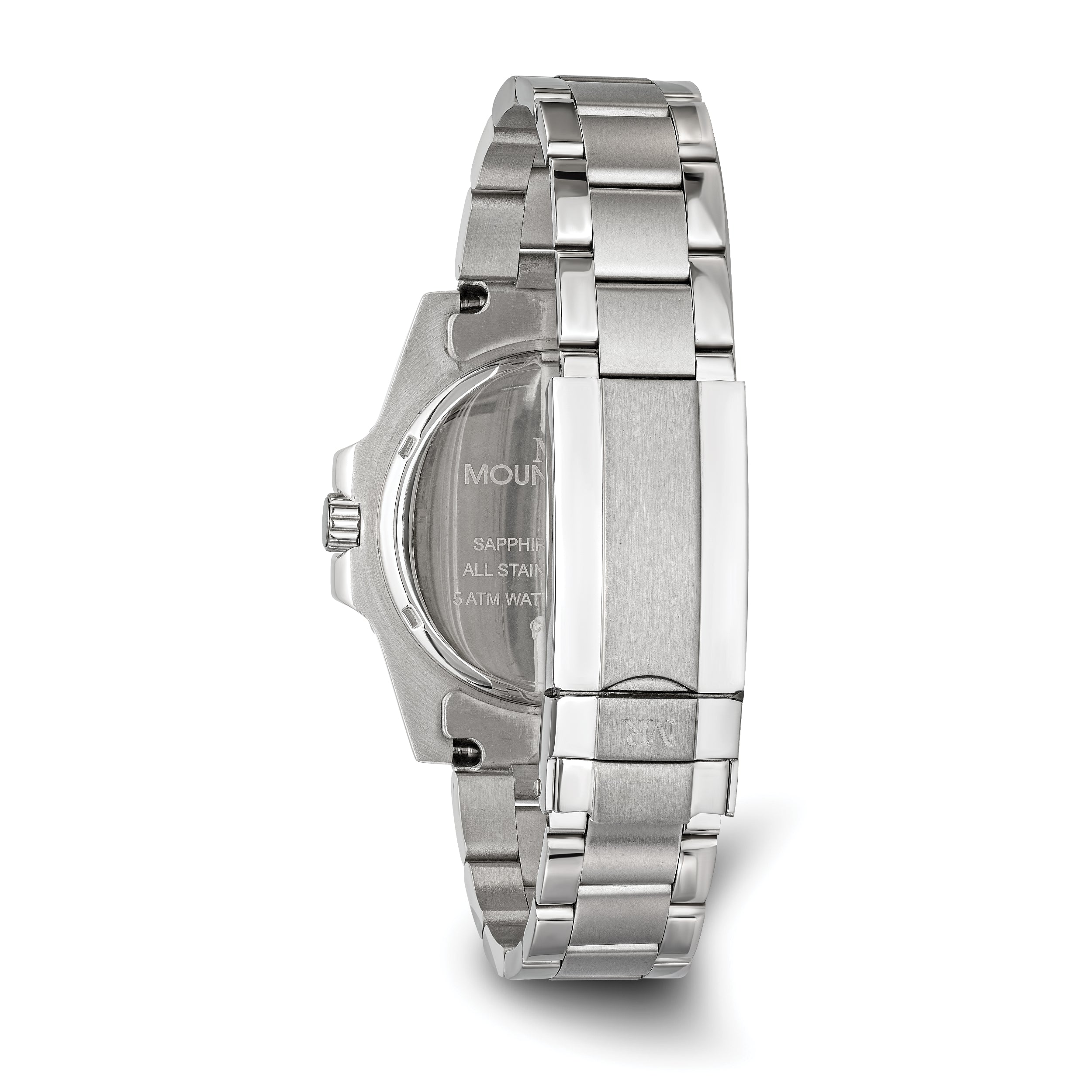 Mens Mountroyal Stainless Steel Blue Dial Divers Watch