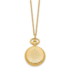 Ladies Charles Hubert Gold-finish Brass Pendant Watch