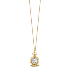 Ladies Charles Hubert Gold-finish Brass Pendant Watch