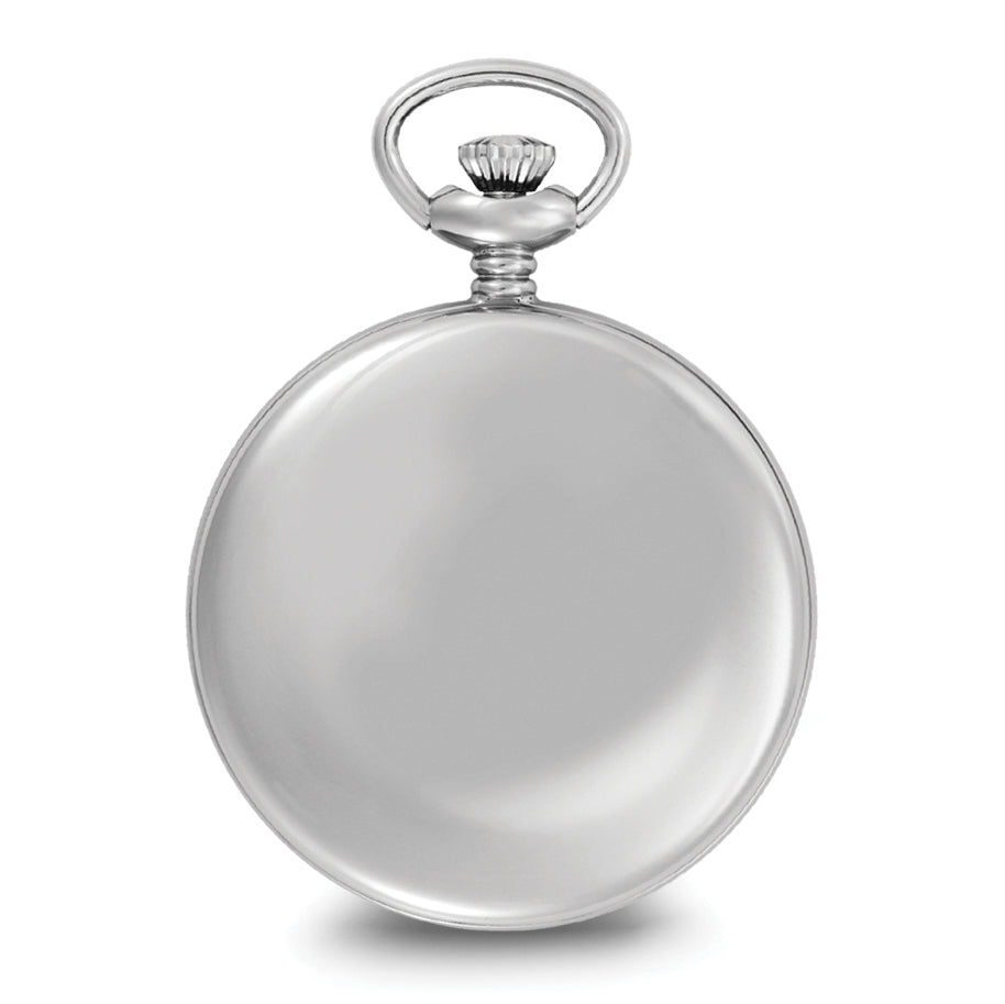Charles Hubert Stainless Steel Open Face Pocket Watch