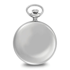 Charles Hubert Stainless Steel Open Face Pocket Watch