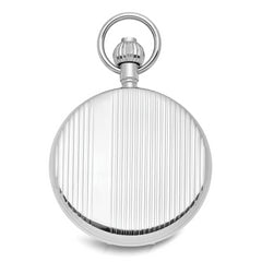 Charles Hubert Chrome-finish Brass Striped Pocket Watch