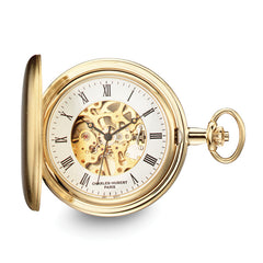 Charles Hubert Satin Gold-finish Brass Pocket Watch