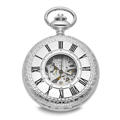 Charles Hubert Polished Brass Window Cover Pocket Watch