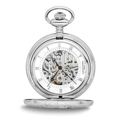 Charles Hubert Polished Brass Window Cover Pocket Watch