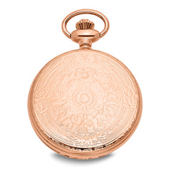 Charles Hubert Rose Gold-finish Brass Window Cover Pocket Watch