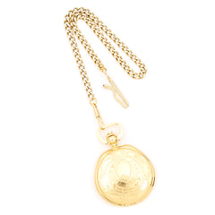 Charles Hubert Gold-finish Brass w/Shield Pocket Watch
