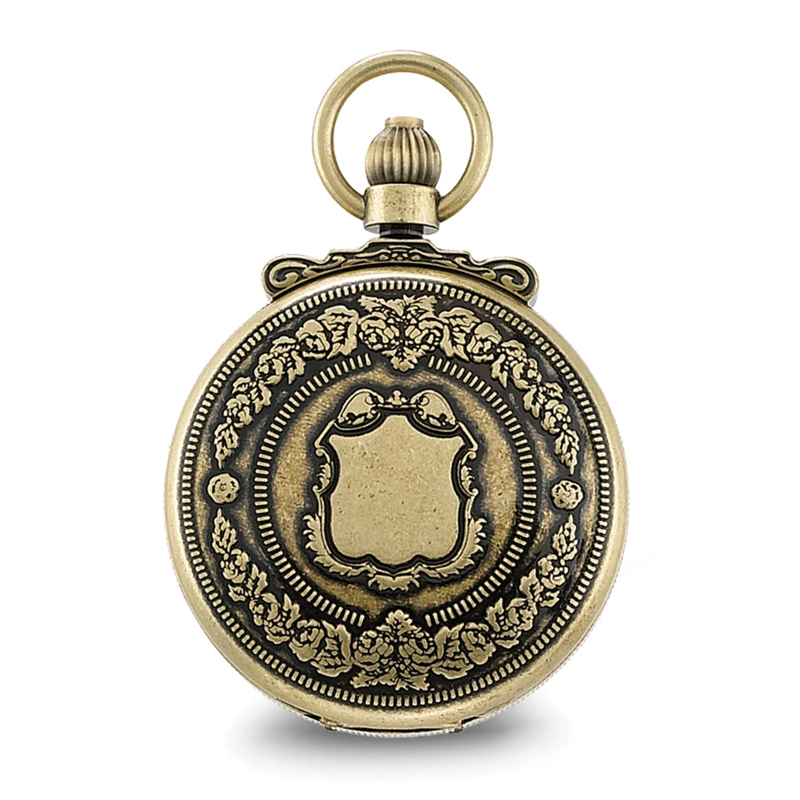 Charles Hubert Antique Gold-finish Skeleton Pocket Watch