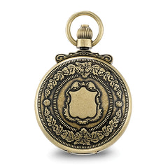 Charles Hubert Antique Gold-finish Skeleton Pocket Watch