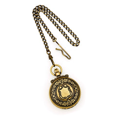 Charles Hubert Antique Gold-finish Skeleton Pocket Watch