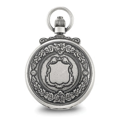 Charles Hubert Antique Chrome-finish Skeleton Pocket Watch