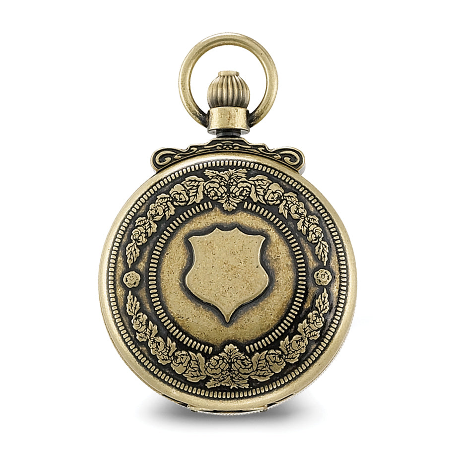 Charles Hubert Antique Gold-finish Skeleton Pocket Watch