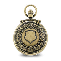 Charles Hubert Antique Gold-finish Skeleton Pocket Watch