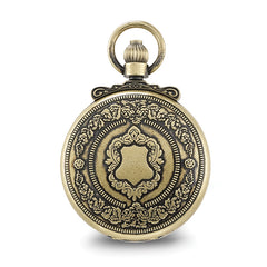 Charles Hubert Antique Gold-finish Shield Pocket Watch