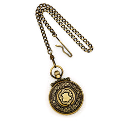 Charles Hubert Antique Gold-finish Shield Pocket Watch