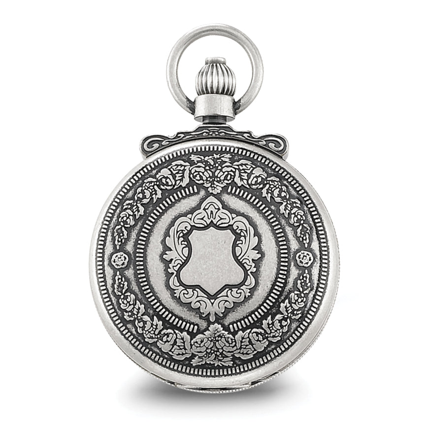 Charles Hubert Antique Chrome-finish Shield Pocket Watch