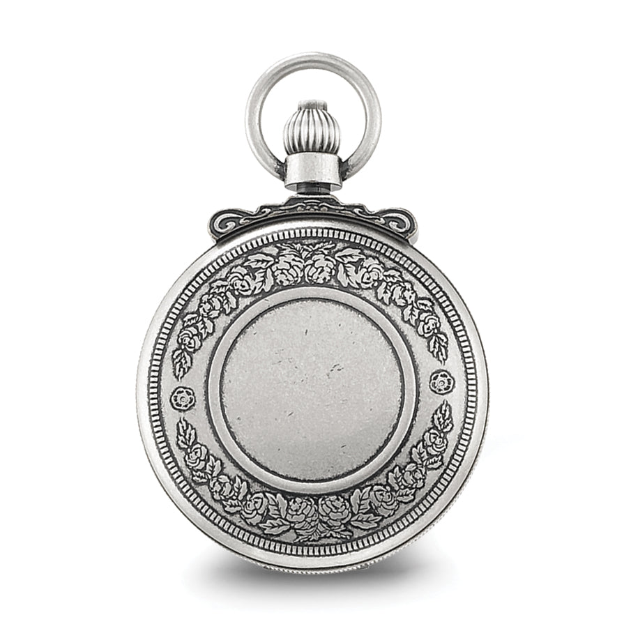 Charles Hubert Antique Chrome-finish Shield Pocket Watch