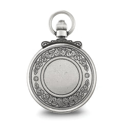 Charles Hubert Antique Chrome-finish Shield Pocket Watch