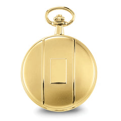 Charles Hubert Gold-finish Brass White Dial Pocket Watch
