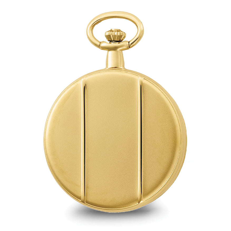Charles Hubert Gold-finish Brass White Dial Pocket Watch