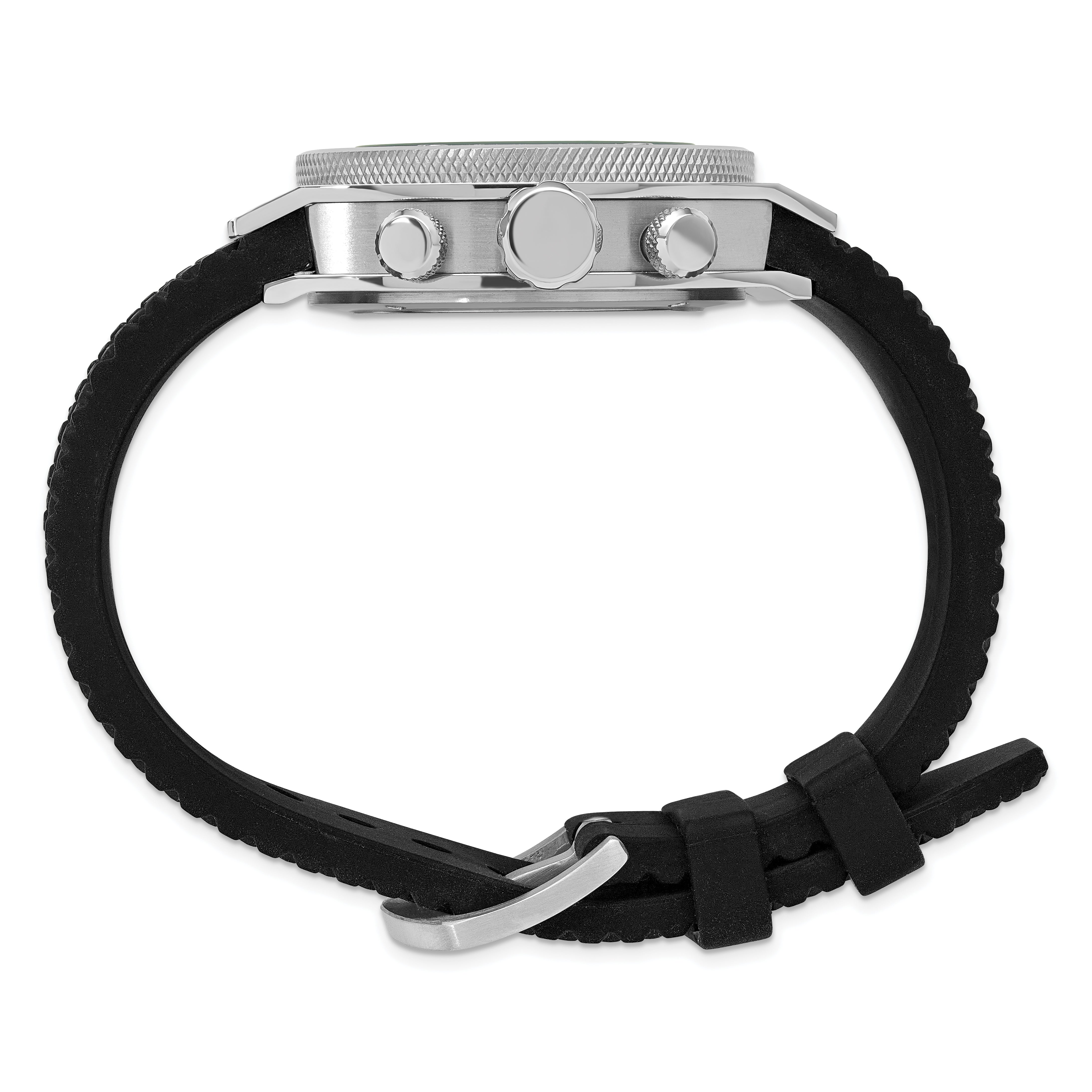 Mens Mountroyal Chronograph Polyurethane Band 43x47mm Watch