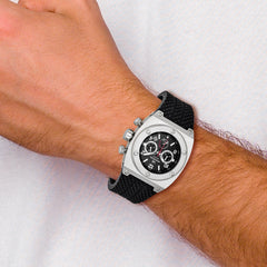 Mens Mountroyal Chronograph Polyurethane Band 43x47mm Watch