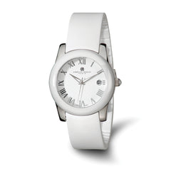 Charles Hubert Stainless Steel/Ceramic White Dial Watch
