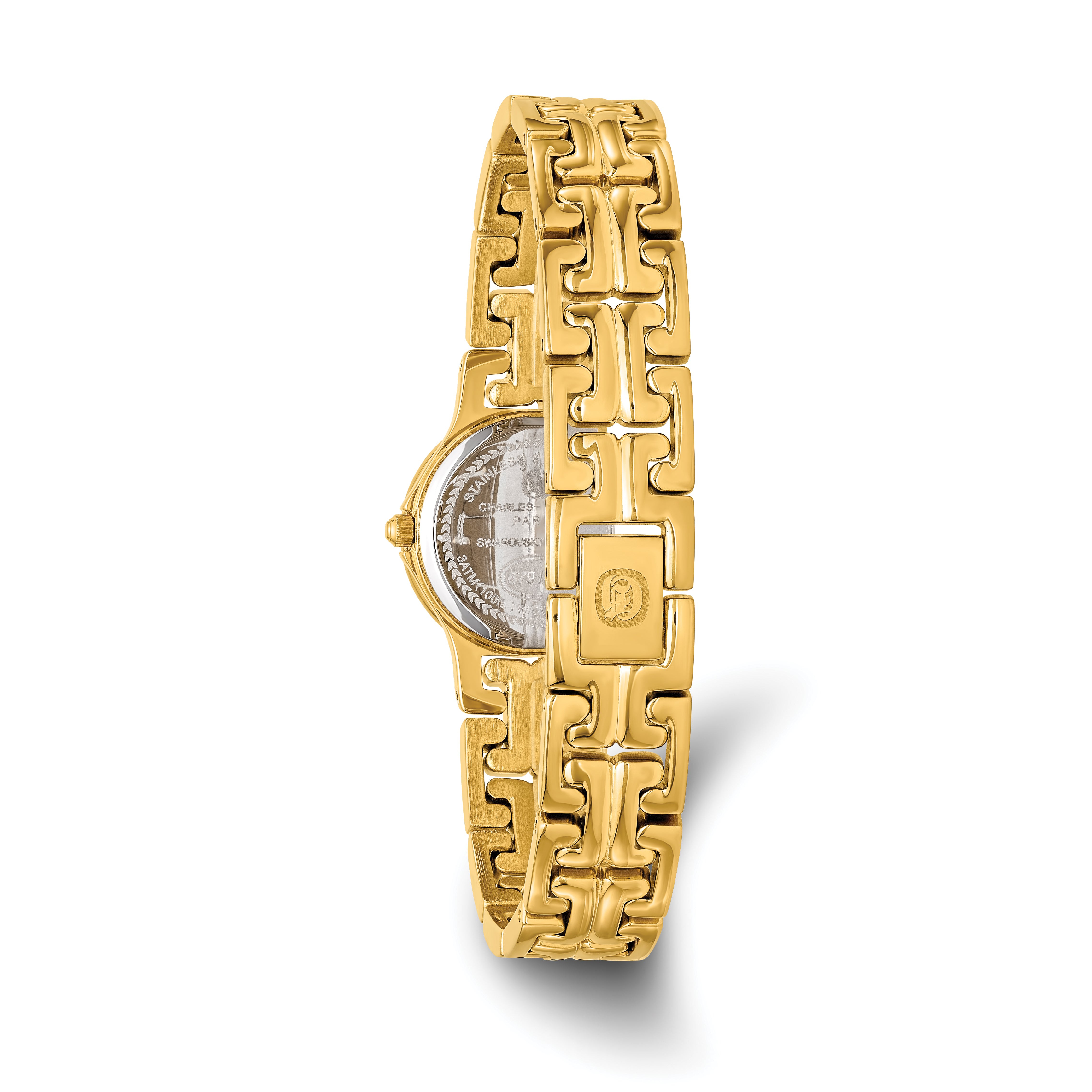 Charles Hubert Gold-finish MOP Dial with 4 Color Bezels Watch