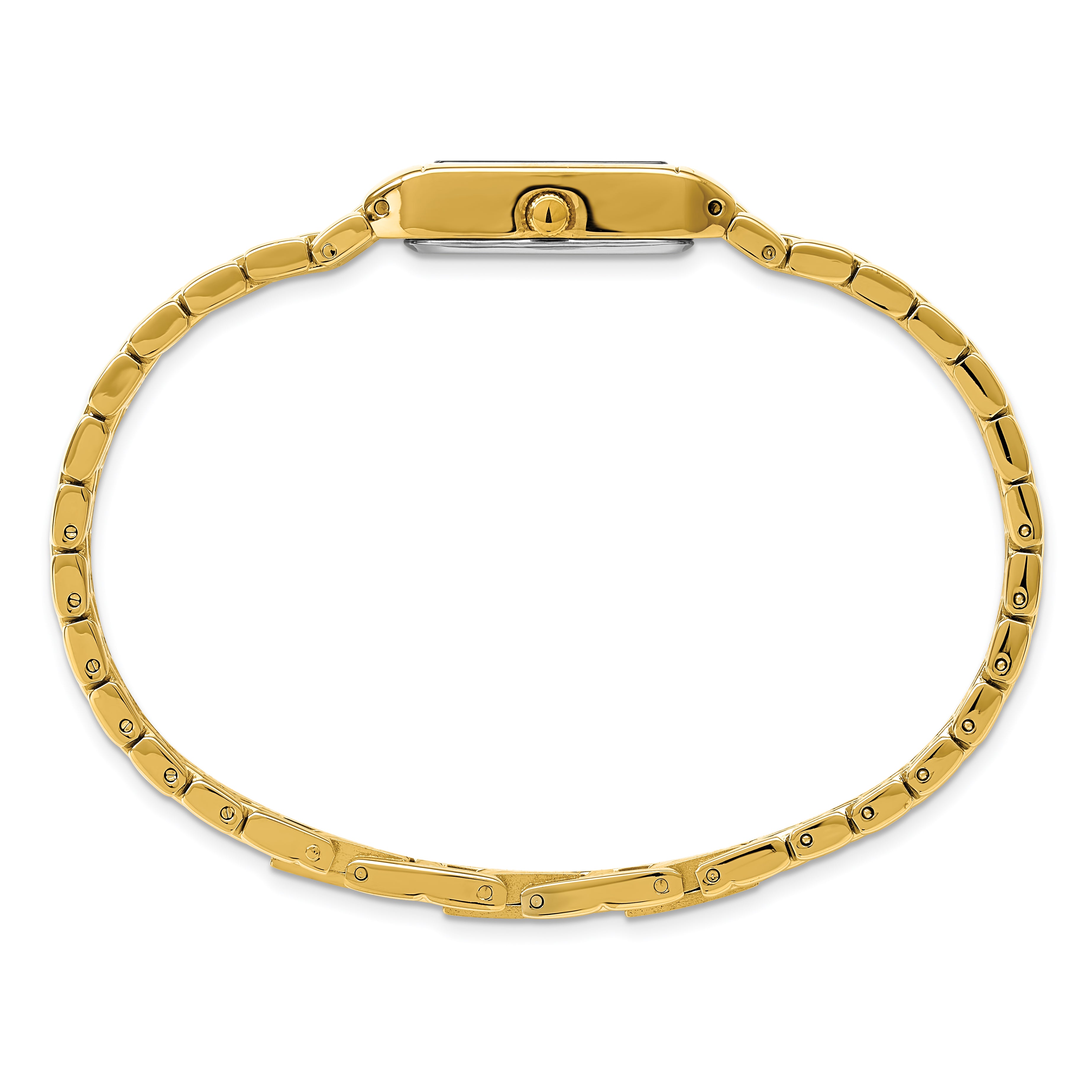 Charles Hubert Gold-finish White Dial Quartz Watch