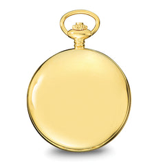 Charles Hubert IP-plated Stainless Steel White Dial Pocket Watch