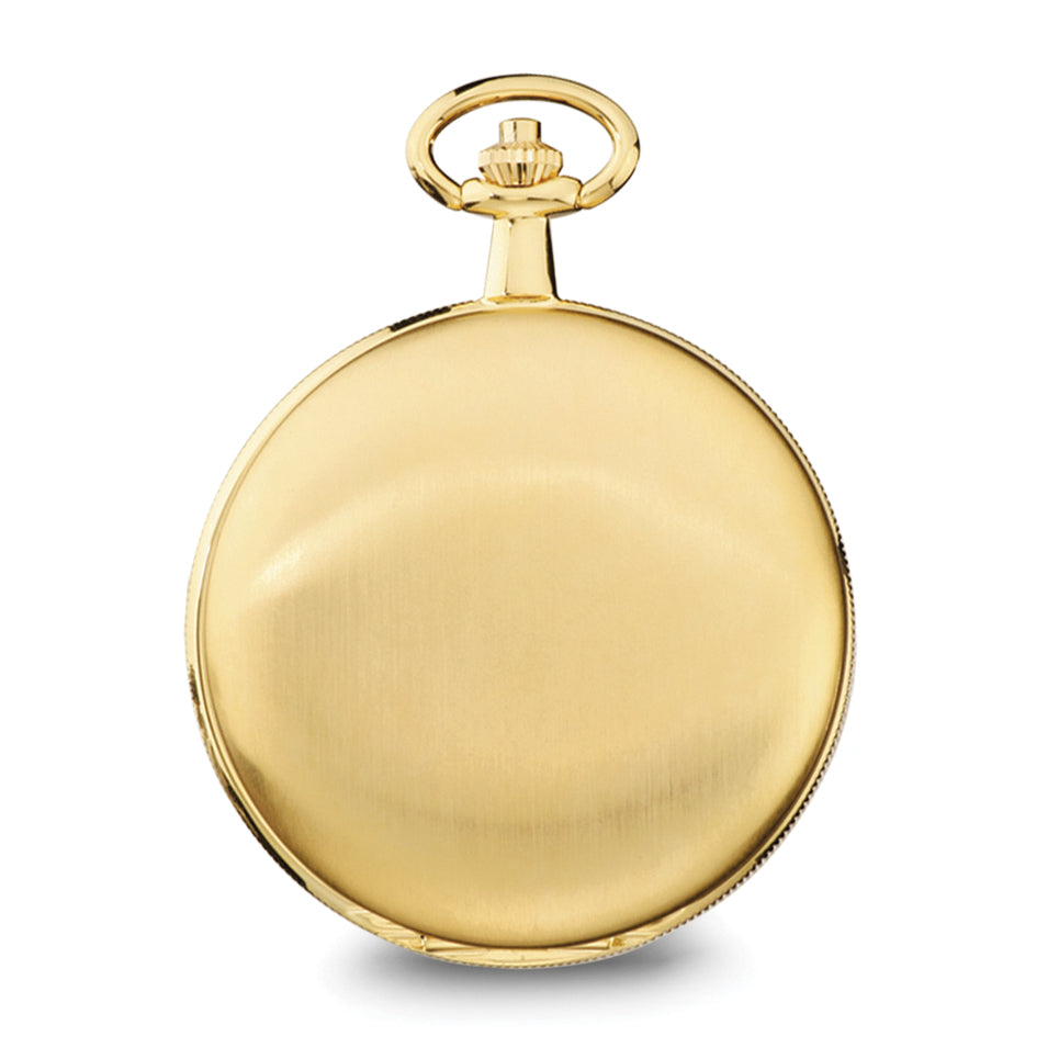 Charles Hubert Gold-finish White Dial Pocket Watch