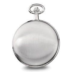 Charles Hubert Chrome-finish White Dial Pocket Watch