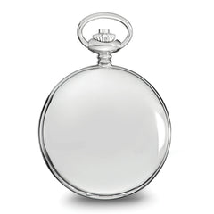 Charles Hubert Chrome-finish White Dial Pocket Watch