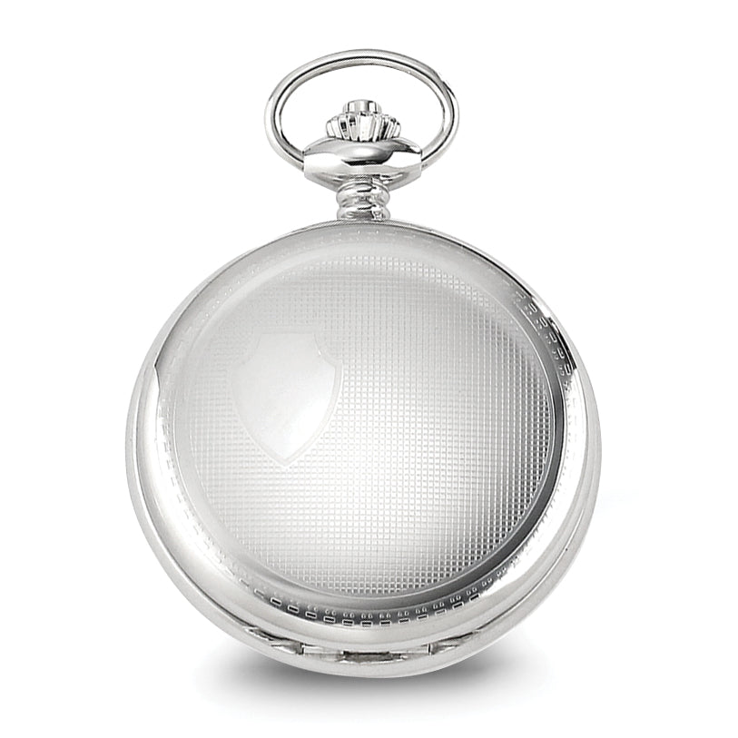 Charles Hubert Chrome-finish Shield Design Pocket Watch