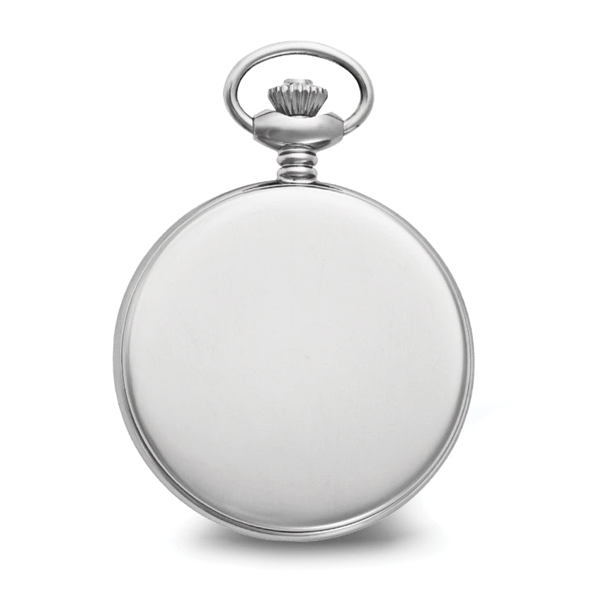 Charles Hubert Chrome-finish Shield Design Pocket Watch