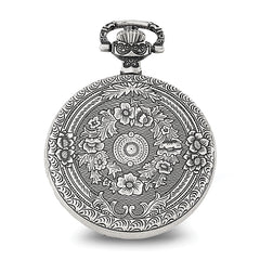 Charles Hubert Antiqued Oval Design Pocket Watch