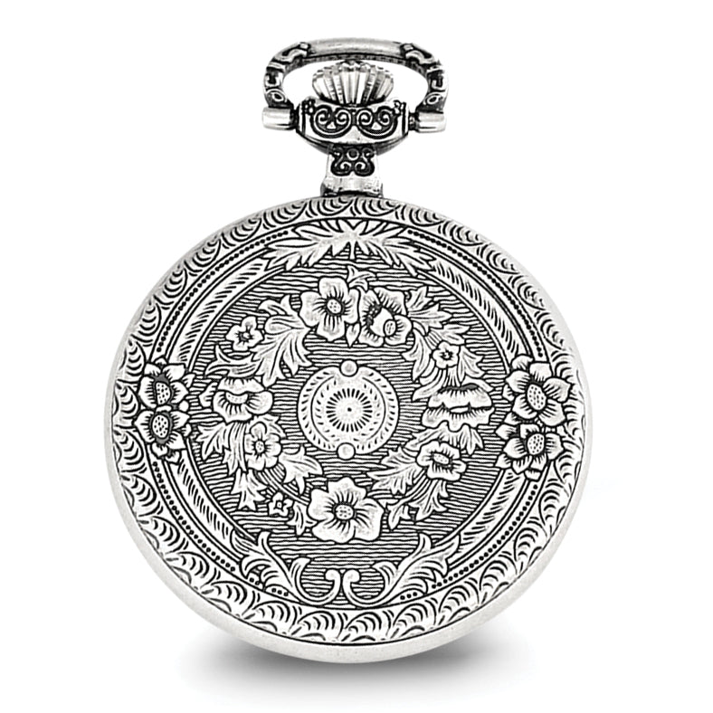 Charles Hubert Antiqued Unicorn Shield Pocket Watch