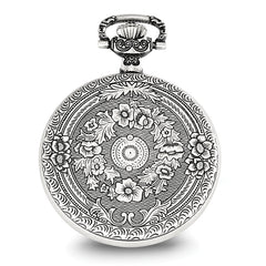 Charles Hubert Antiqued Unicorn Shield Pocket Watch